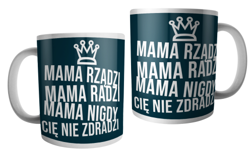 Mama rządzi - kubek ceramiczny