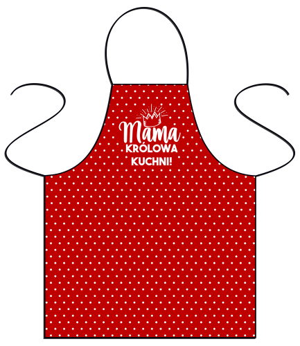 Mama królowa kuchni - fartuszek