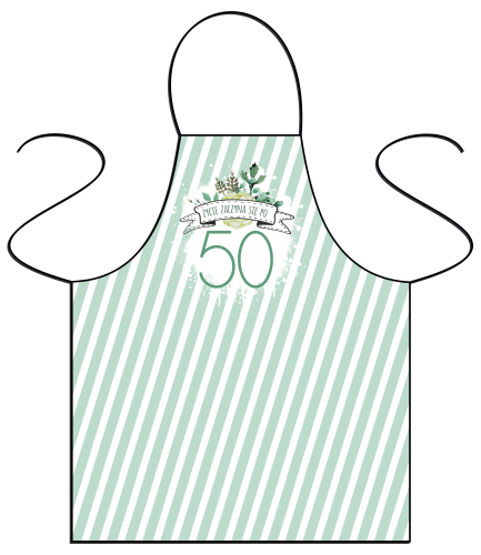 Życie zaczyna się po 50 - fartuszek