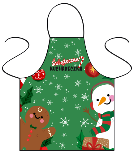Świąteczna kuchareczka - fartuszek