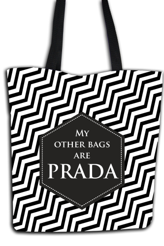 My other bags are prada - torba