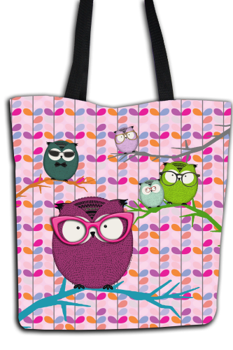 Sówki w okularach - torba