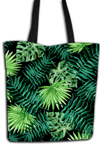 Zielone liście - torba