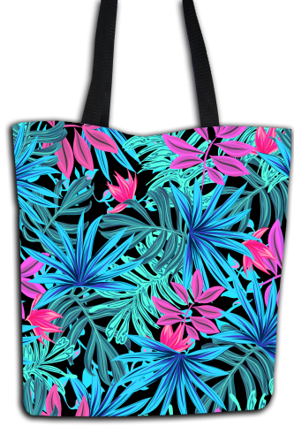 Niebieskie liście - torba