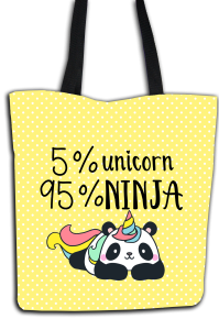 Unicorn / Ninja - torba