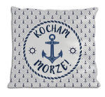 Kocham morze - poduszka z wypełnieniem
