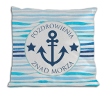 Pozdrowienia znad morza - poduszka z wypełnieniem