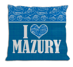 Mazury - poduszka z wypełnieniem 