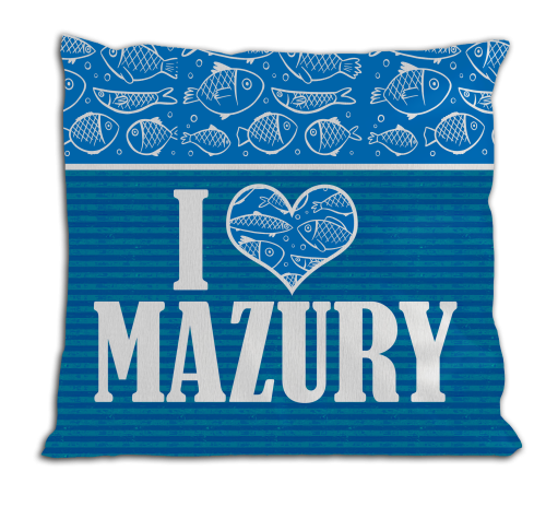 Mazury - poduszka z wypełnieniem