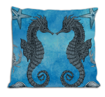 Koniki morskie - poduszka z wypełnieniem 