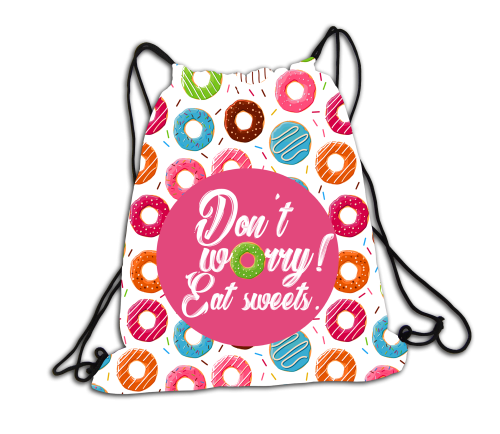 Don't worry, eat sweets - plecak