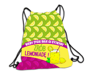 Zrób lemoniadę - plecak / worek