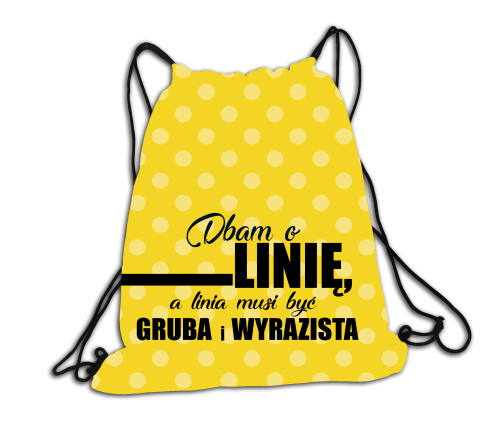 Dbam o linię, a linia... - plecak