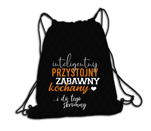 Inteligentny, przystojny... - worek