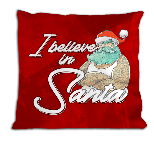 I believe in Santa - poduszka.png