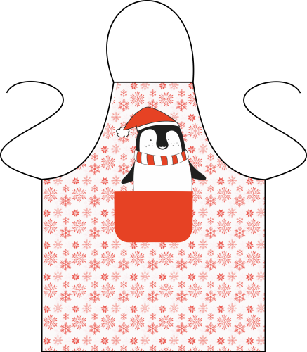Pingwinek czerwony - fartuszek dziecięcy.png