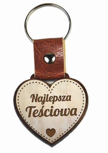 Brelok drewniany - Teściowa