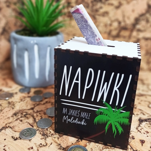 Skarbonka - Napiwki na jakieś małe Malediwki