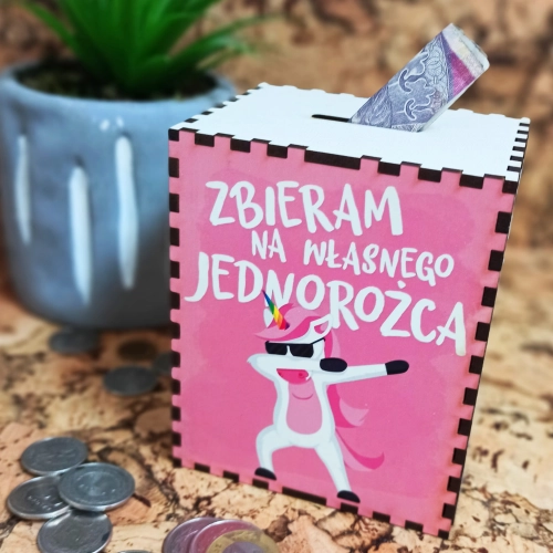 Skarbonka - Zbieram na własnego jednorożca