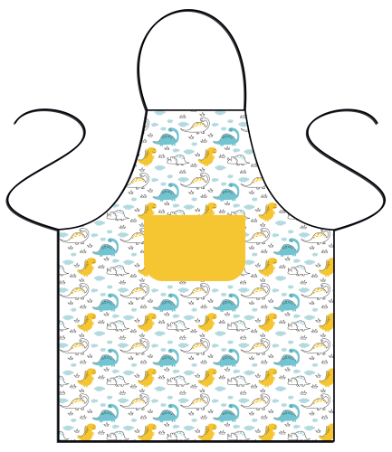 Fartuszek dziecięcy - dinozaury.png