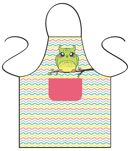 Fartuszek dziecięcy - Sowa.png