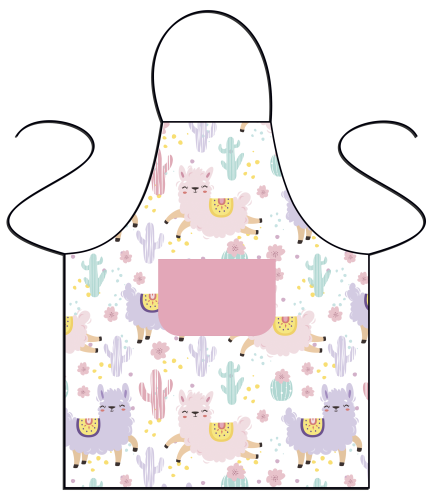 Fartuszek dziecięcy - Alpaki.png