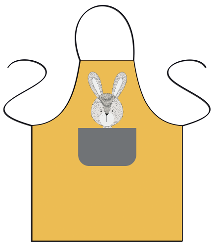 Fartuszek dziecięcy - Króliczek.png