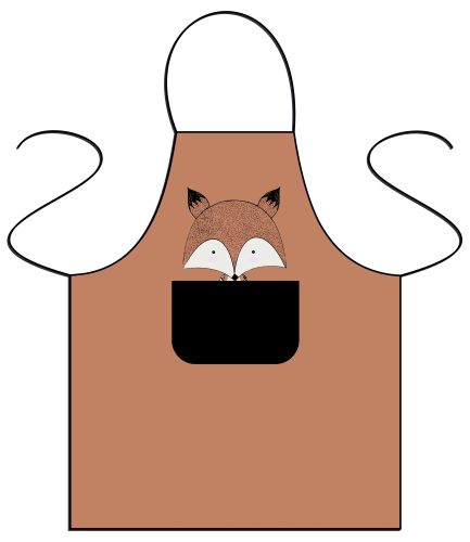 Fartuszek dziecięcy - Lisek.png