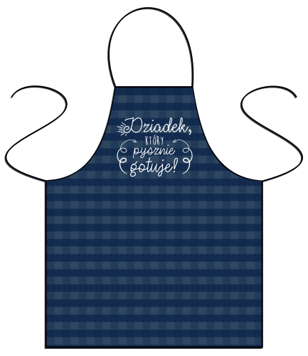 Dziadek, który pysznie gotuje - niebieski - fartuszek.png