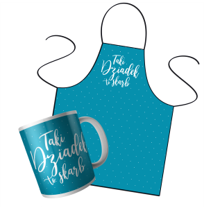 Zestaw fartuszek i kubek - Taki dziadek to skarb