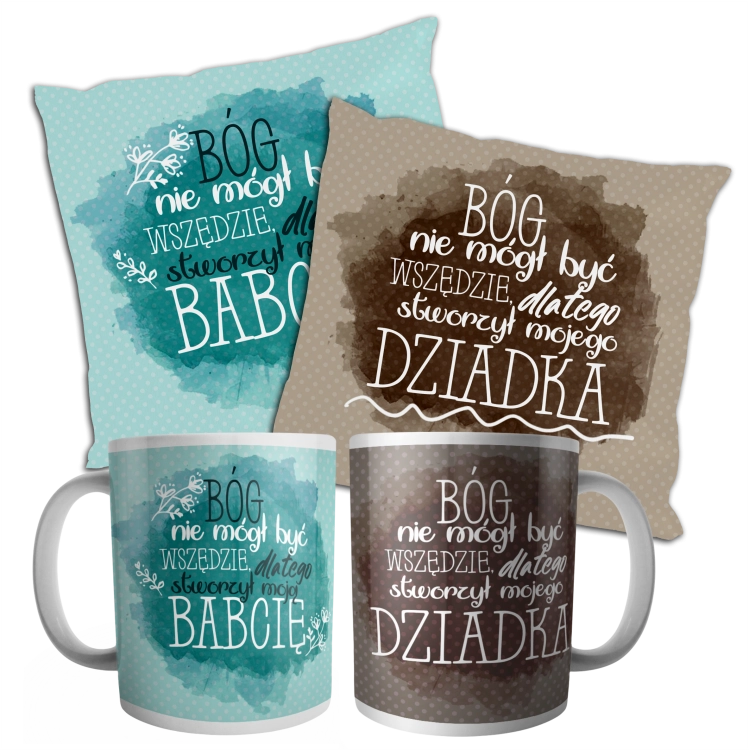 Zestaw poduszki i kubki - Bóg nie mógł być wszędzie.png
