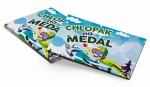 Magnes - tematyka zimowa - chłopak na medal