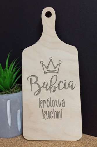 Deska kuchenna - Babcia - królowa kuchni.jpg