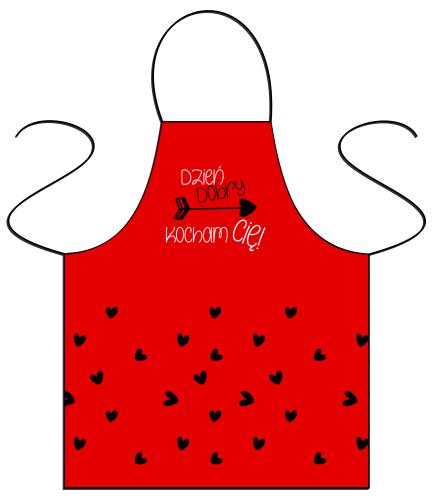 Fartuszek kuchenny - Dzień dobry, kocham cię.png