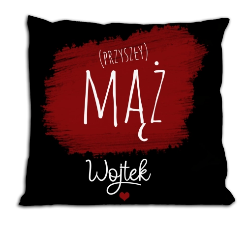 Poduszka personalizowana - Przyszły mąż