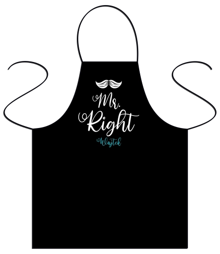 Fartuszek personalizowany - Mr. right