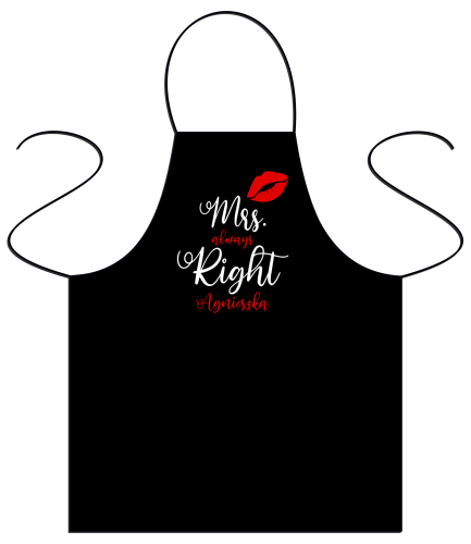 Fartuszek personalizowany - Mrs. right.png