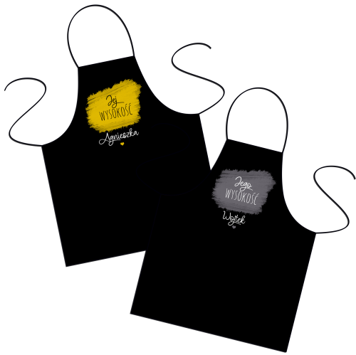 Zestaw fartuszków personalizowanych - Jej wysokość, Jego wysokość.png