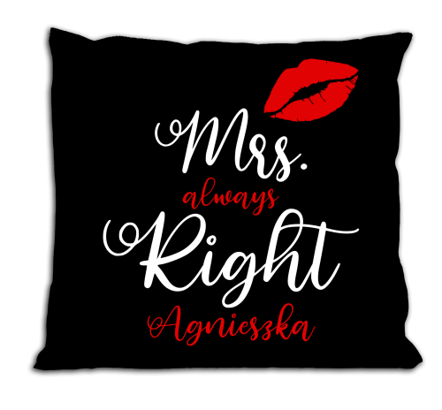 Poduszka personalizowana - Mrs. right.png