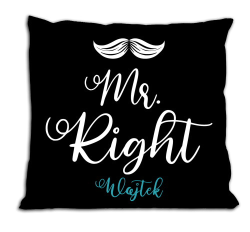 Poduszka personalizowana - Mr. right.png