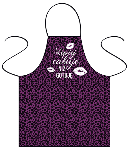 Fartuszek - Lepiej całuję, niż gotuję.png