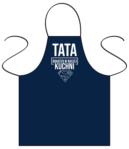 Fartuszek - Tata - bohater w naszej kuchni.png