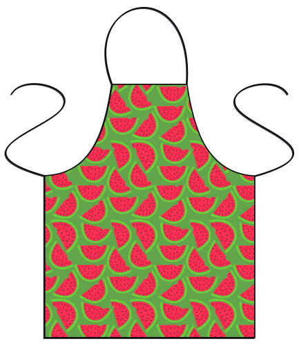 Fartuszek - Arbuz - zielony.png