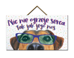 Tabliczka - Pies - nic nie ogrzeje serca