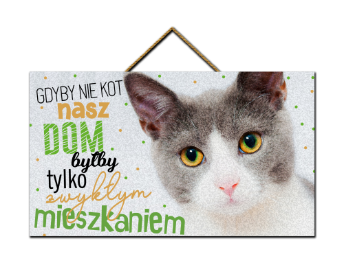 Tabliczka - Gdyby nie kot.png
