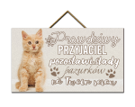 Tabliczka - Kot - prawdziwy przyjaciel