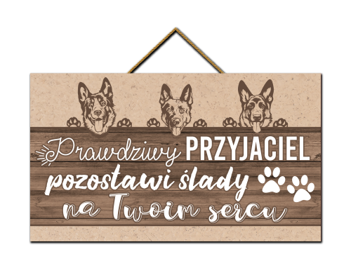 Tabliczka - Pies - prawdziwy przyjaciel.png