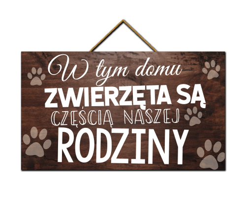 Tabliczka - Zwierzęta są częścią rodziny.png