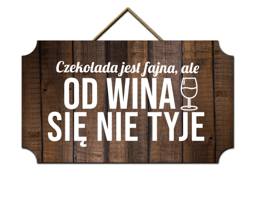 Tabliczka - Czekolada jest fajna.png
