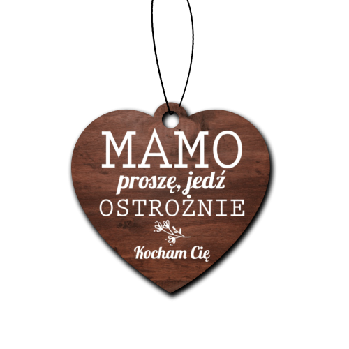 Zawieszka do auta - Mamo, proszę.png